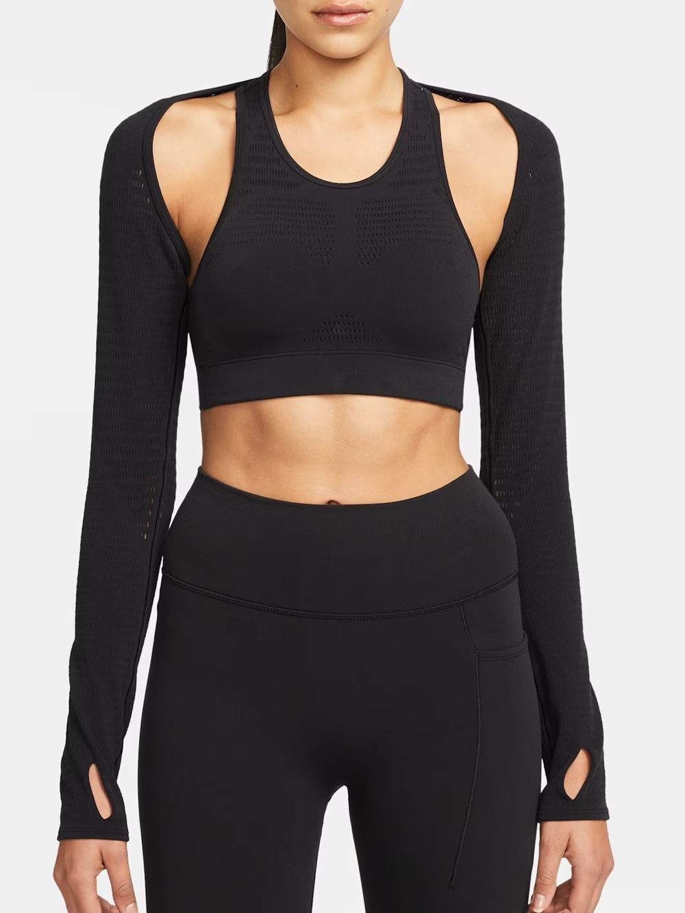 RARE NIKE x MMW Women’s Sports Bra Set in Black